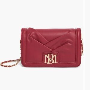 Badgley Mischka Collection Small Pleat Crossbody Bag